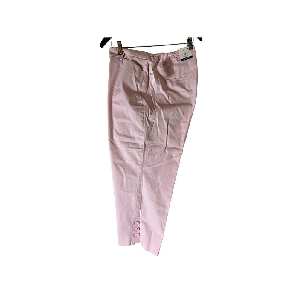 Talbots Women's Skimmer Capri Pants, Pink, 18W